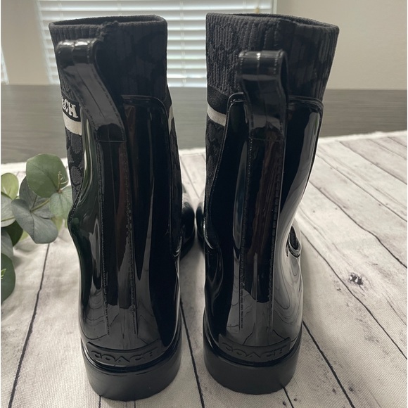 New COACH Rain Bootie - Picture 6 of 10